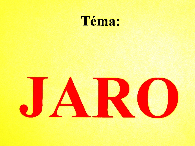 Foto - Tma: Jaro, 7., 8. ronk