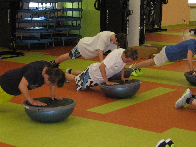 Kondiční trénink Posilujeme