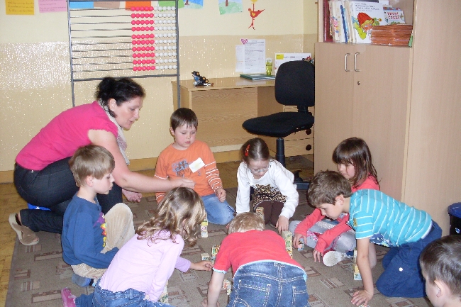 Stavíme z kostek Závěr projektu Školáčci